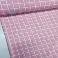 Pembe Orta Kareli Raşel Kumaş