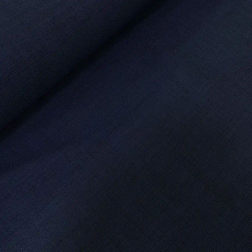Lacivert Linen Keten Kumaş