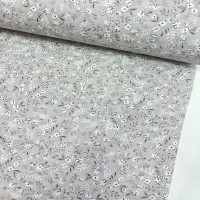 Gri Çıtır Desen Poplin Kumaş
