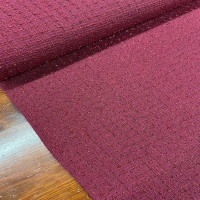 Bordo Örgü Şanel Dokuma Kumaş