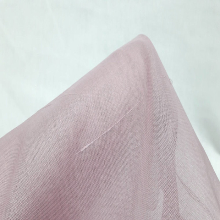 Pudra Pembe Düz Tülbent Kumaş