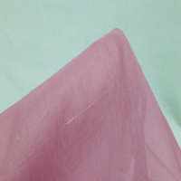 Pembe Düz Tülbent Kumaş