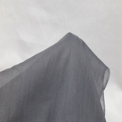 Gri Düz Tülbent Kumaş