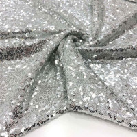 3MM Gri Pul Payet Kumaş