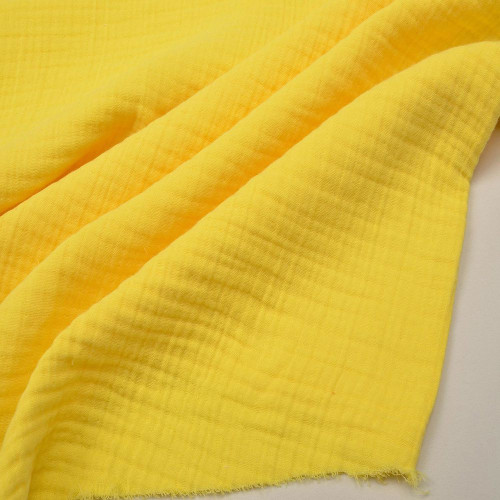 Sarı 4 Kat Müslin Kumaş