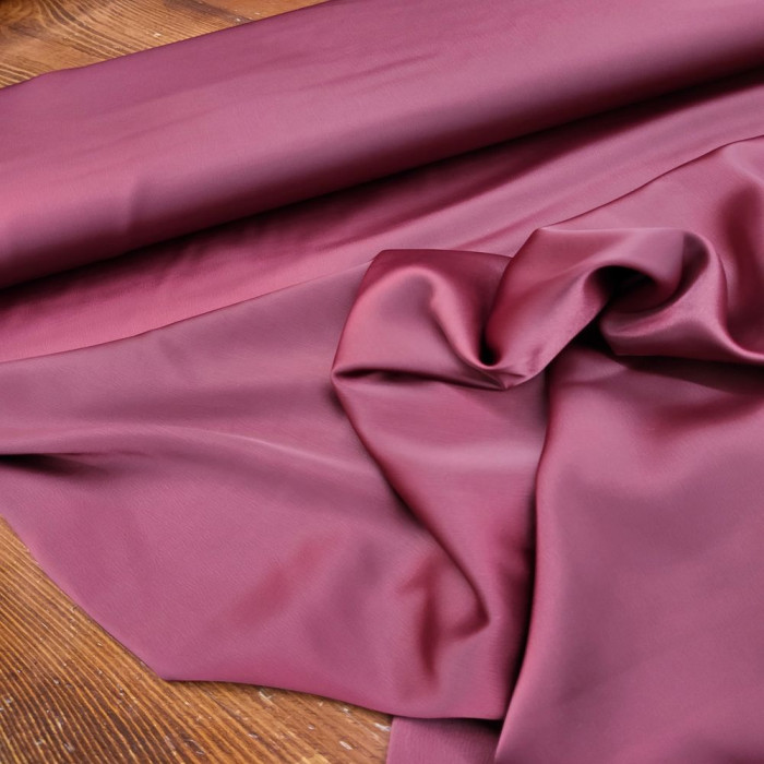 Bordo Zara Saten Kumaş