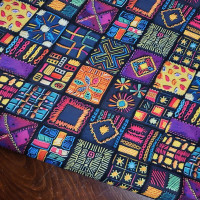 Patchwork Dijital Baskı Kumaş