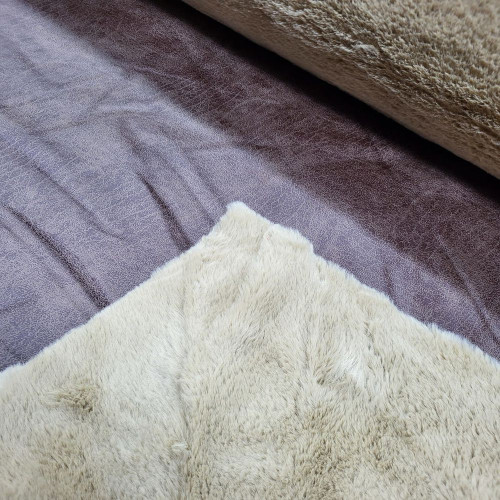 Çift Taraflı Deri Peluş Kumaş