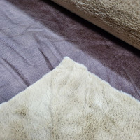Çift Taraflı Deri Peluş Kumaş