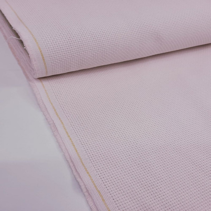 Toz Pembe Etamin İşlemelik Kumaş