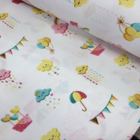 Pembe Bulutlar Pazen Kumaş 240 Cm