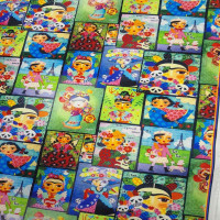 Patchwork Frida Anime Dijital Baskı Kumaş